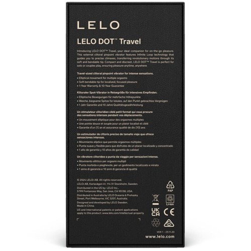 LELO DOT Travel Clitoral Stimulator Pink