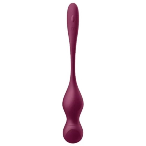 Satisfyer - Love Birds Vary Bolas Vibradores App Gratuita Rojo Vino