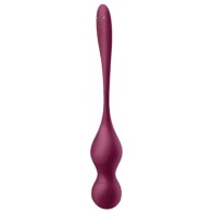 Satisfyer - Love Birds Vary Bolas Vibradores App Gratuita Rojo Vino