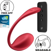 Satisfyer Shiny Petal G-Spot Stimulator Remote Control Red