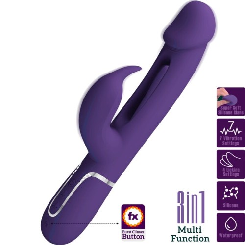 Pretty Love Kampas Vibrador Rabbit 3 En 1 - Placer Personal