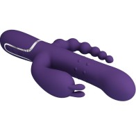 Pretty Love Cammy Vibrador Triple - Placer 4 En 1