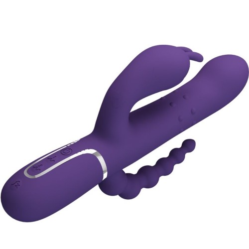 Pretty Love Cammy Vibrador Triple - Placer 4 En 1