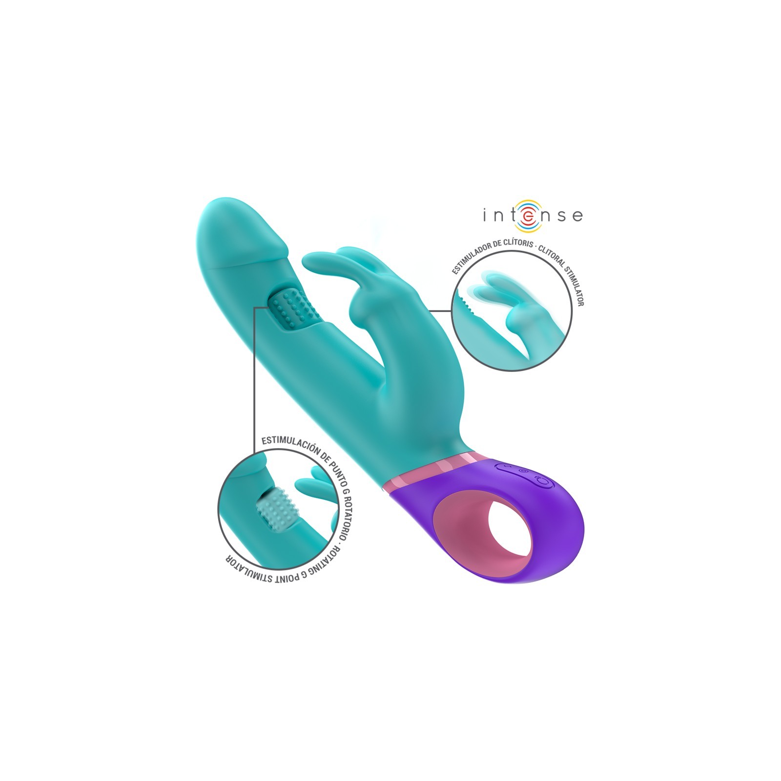 Intense - Monica Rabbit Vibrator with G-Spot Rotator