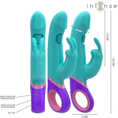 Intense - Vibrador Rabbit Mónica Con Estimulador Rotatorio Del Punto G