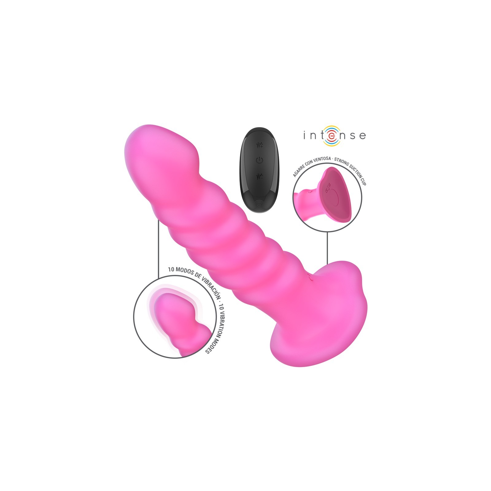 Intense Vibrador Cindy Talla L Diseño Espiral