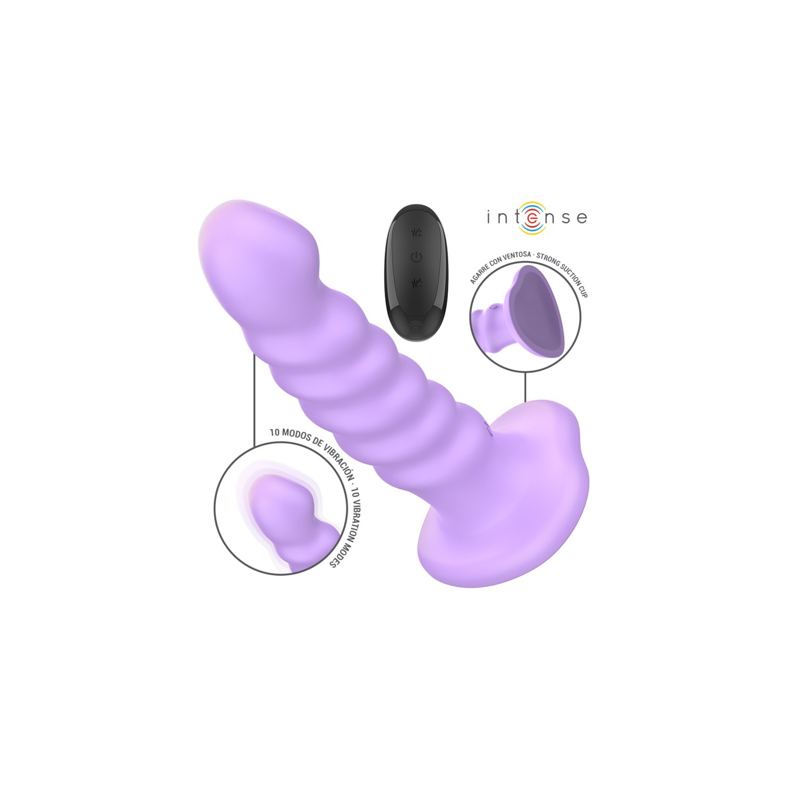 Intense Brenda Vibrador Talla M Diseño En Espiral - Estimulación Profunda