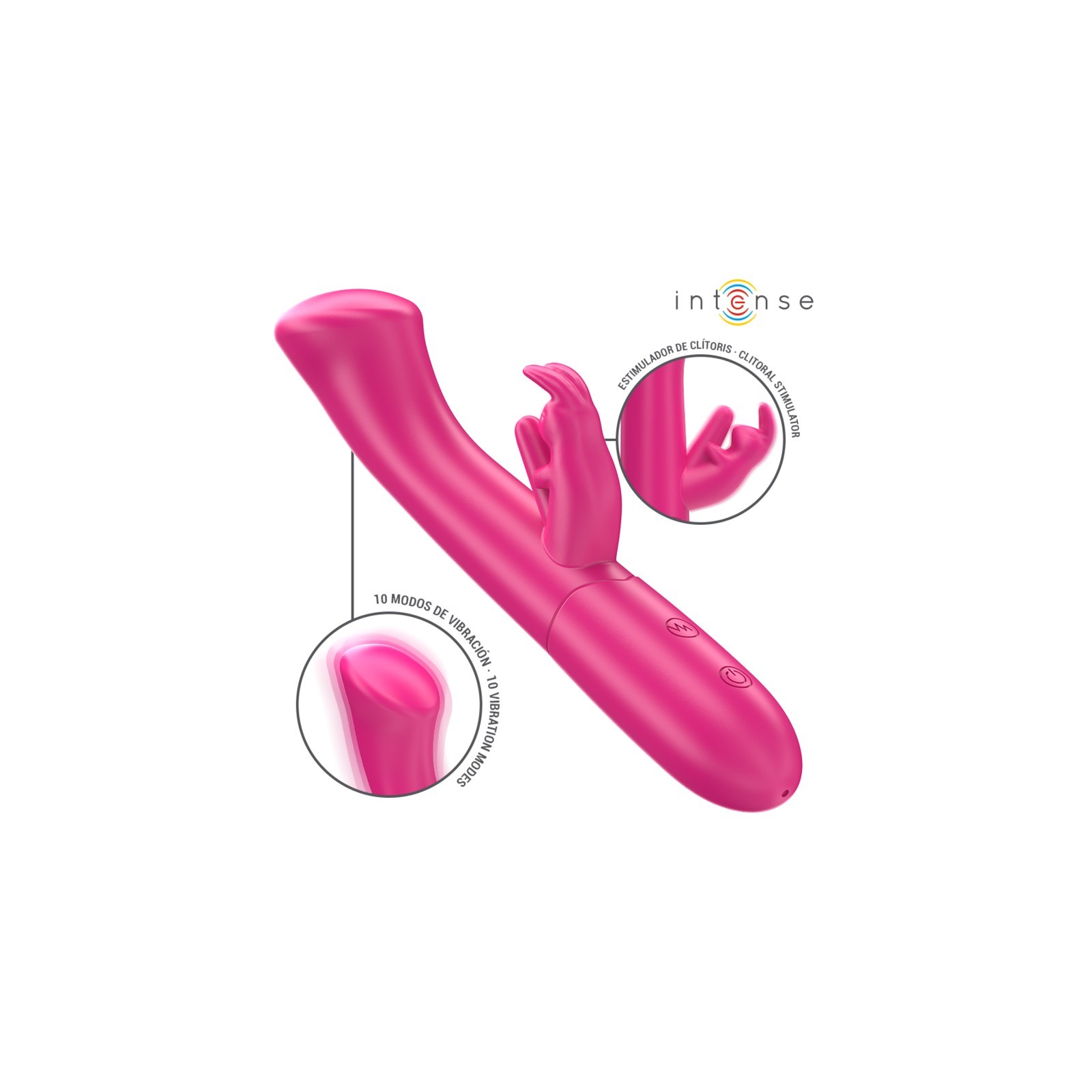 Julieta Rabbit Vibrator 18.6 Cm 10 Functions Pink