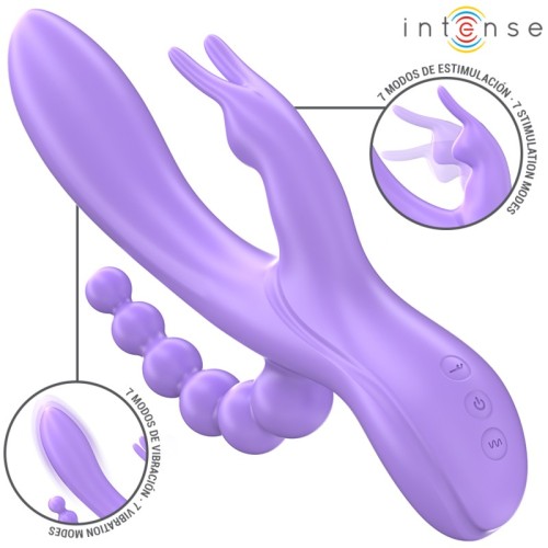 Miko Triple Vibrador para Placer Integral