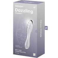 Satisfyer - Consolador de Vidrio Dazzling Crystal