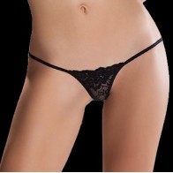 Passion Micro Thong Black for Elegant Seduction