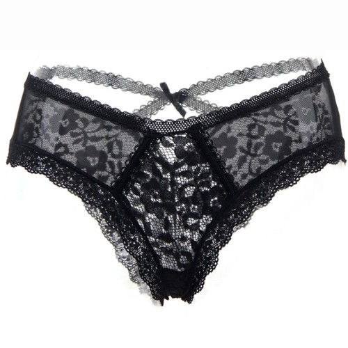 Panties De Encaje Floral S/M - Elegancia para la Reina