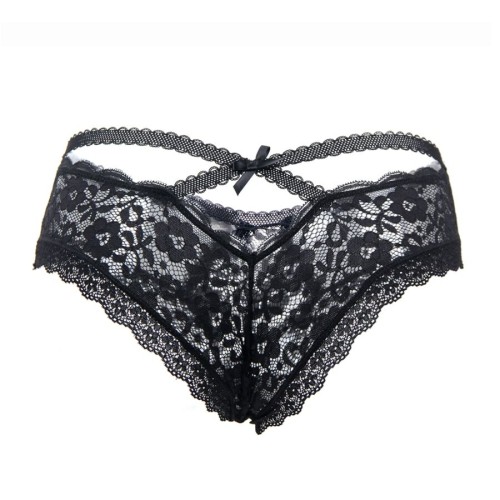 Panties De Encaje Floral S/M - Elegancia para la Reina