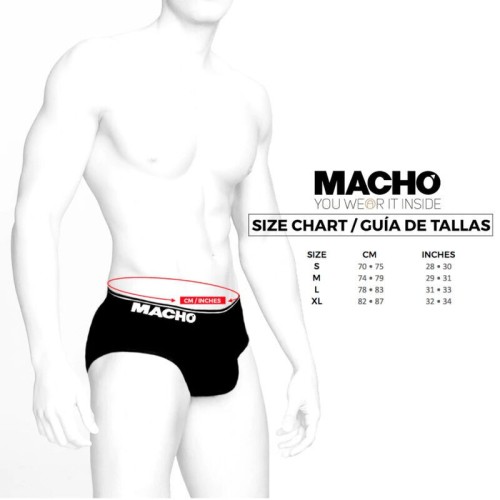 Macho MX24NB Black Brief XL | Sensual Masculinity