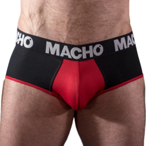 Macho MS26n Black/Red Slip XL - Comfort and Style