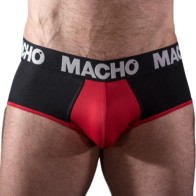 Macho Slip Negro/Rojo XL - Comodidad y Estilo