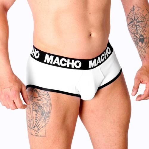 Macho White Slip L for Comfort and Style