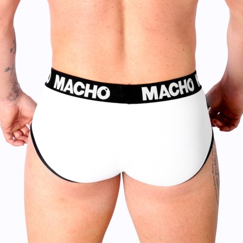 Macho White Slip L for Comfort and Style