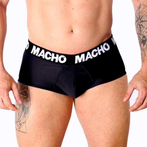 Macho Slip Negro MS30NG - Comodidad Clásica