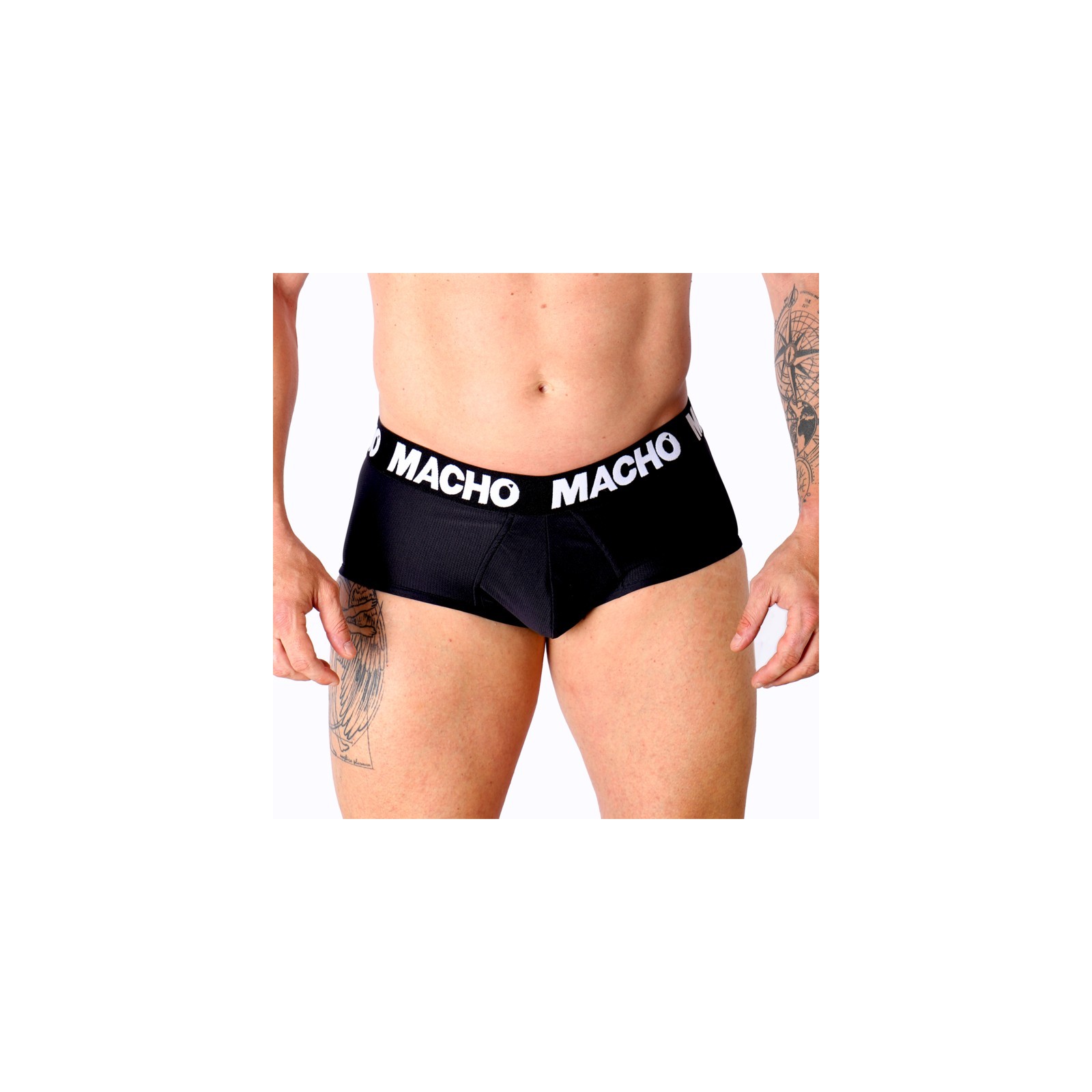 Macho Slip Negro MS30NG - Comodidad Clásica