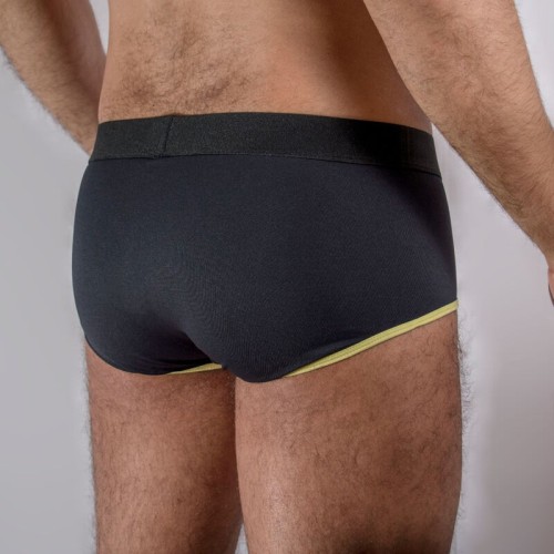 Calzoncillo Brief Clásico Amarillo Oscuro XL