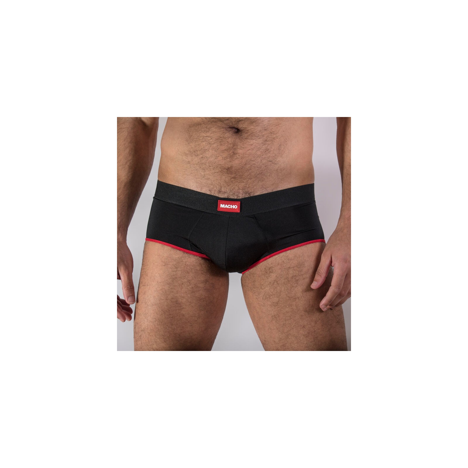 Macho Calzoncillo Brief Dark Rojo S Ajuste Cómodo