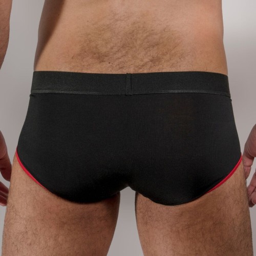 Macho Dark Red Briefs S Comfort Fit