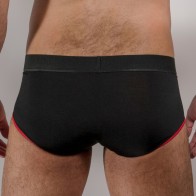 Macho Calzoncillo Brief Dark Rojo S Ajuste Cómodo