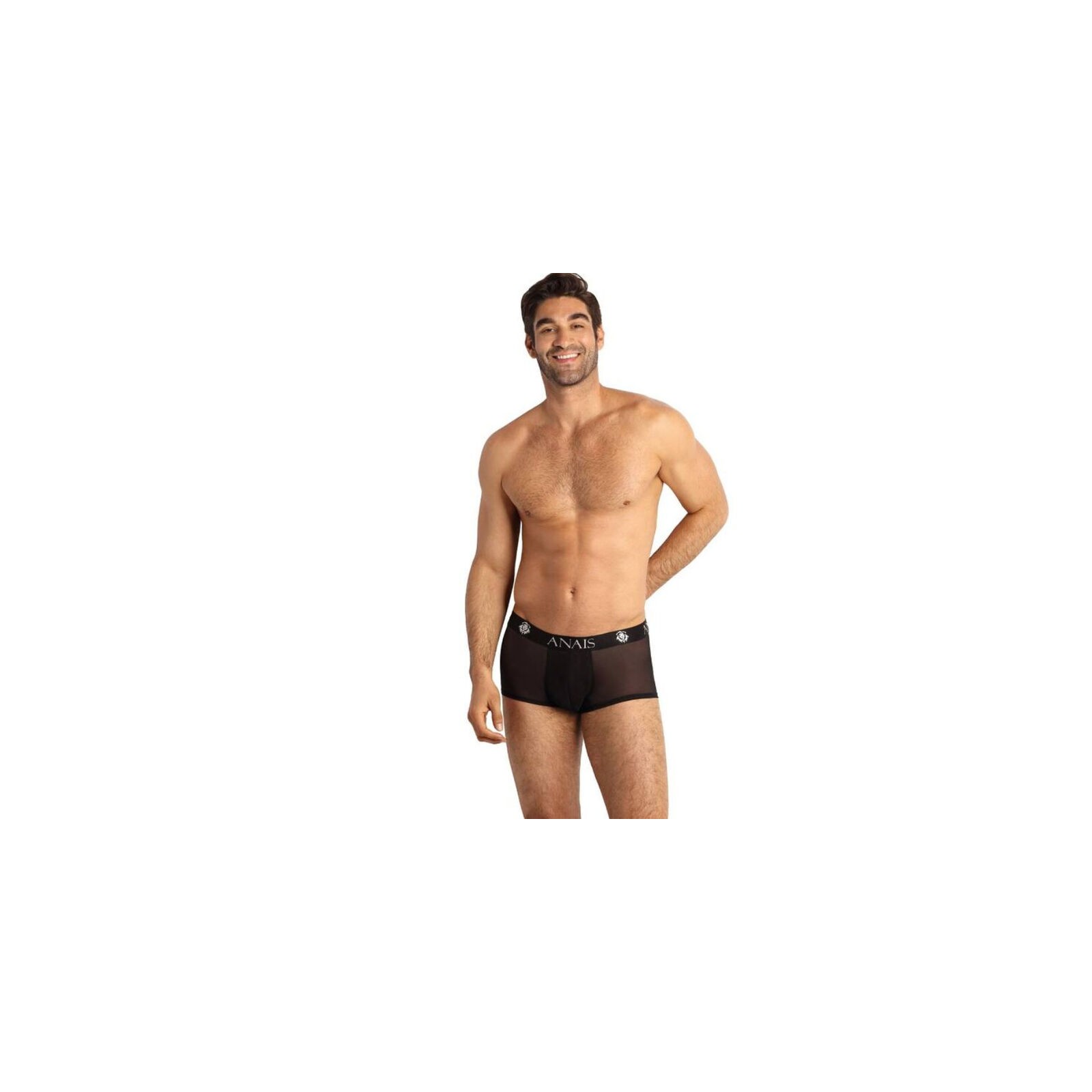 Anais Men - Boxer Eros Negro - Ropa Interior Elegante