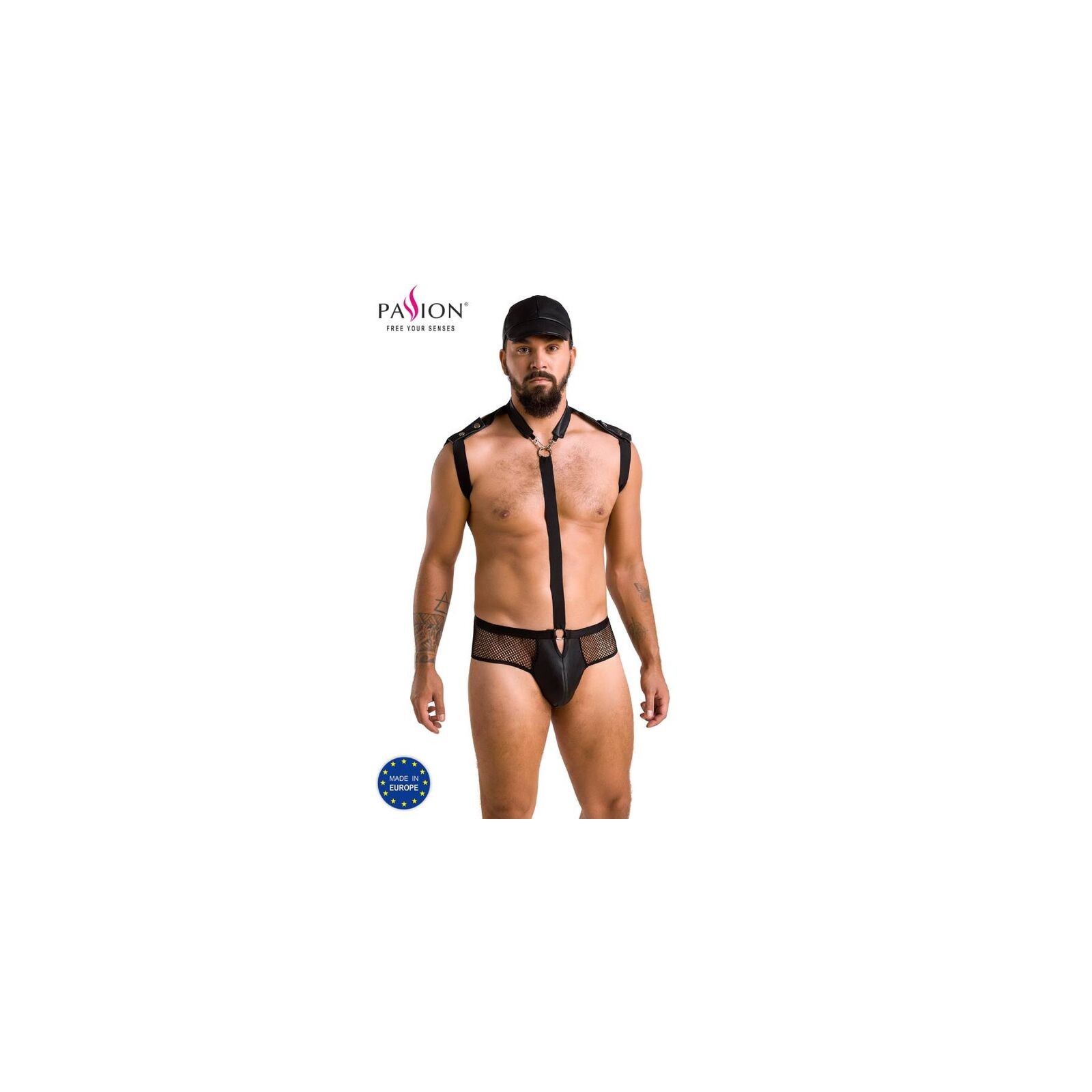 Passion - 038 Set John Negro S/M - Estilo Elegante