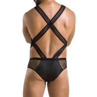 Body Victor Negro L/XL - Elegancia Moderna con Passion