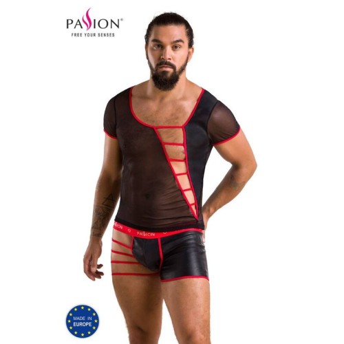 Set Mark Negro L/XL - Lencería Elegante Passion