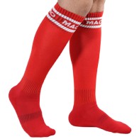 Macho Long Socks One Size Red