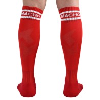 Macho Long Socks One Size Red