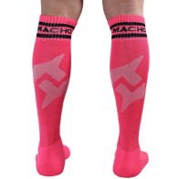 Macho Long Socks One Size Pink