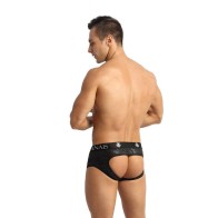 Electro Open-back Bikini Briefs by Anais Men