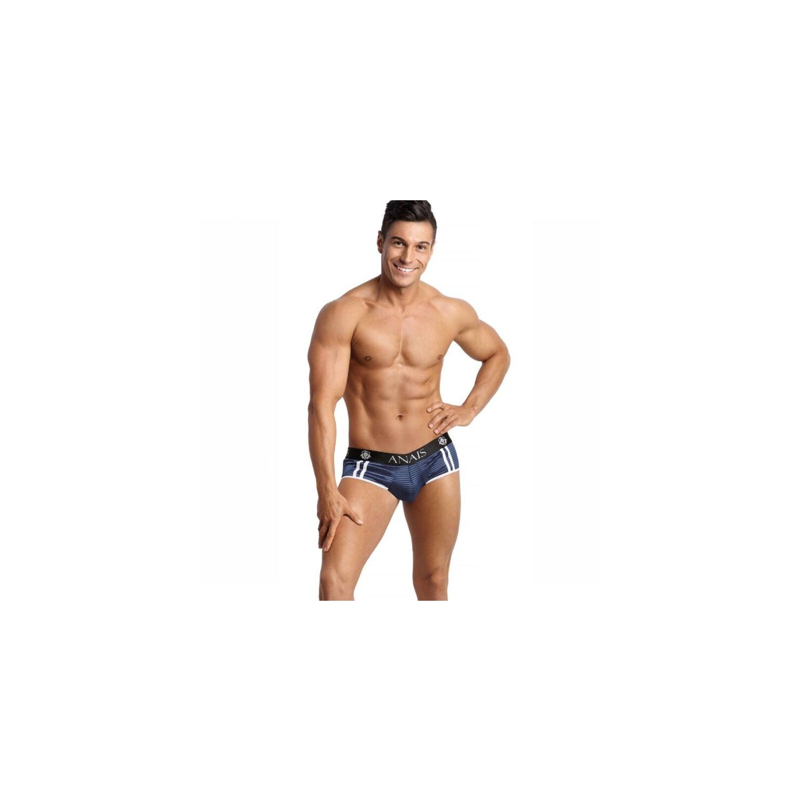 Anais Men - Attractive Open-Back Navy Bikini