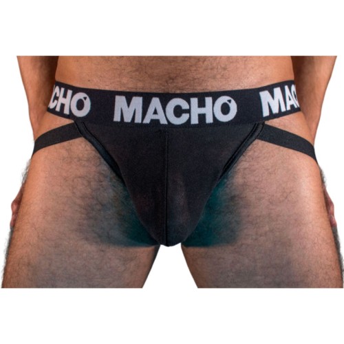 Macho Jock Strap Negro MX25NN Talla S - Máximo Confort