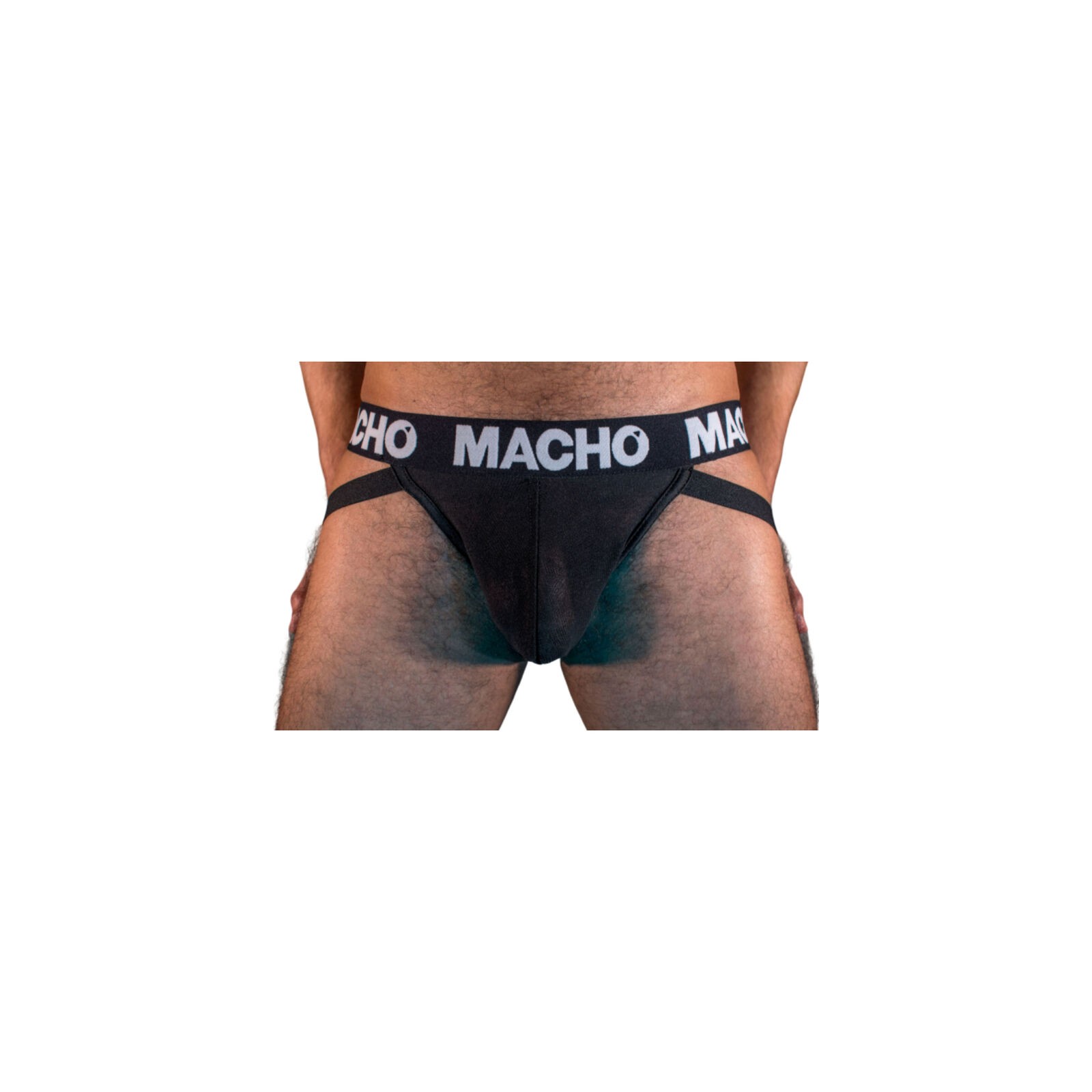 Macho Jock Strap Negro MX25NN Talla S - Máximo Confort