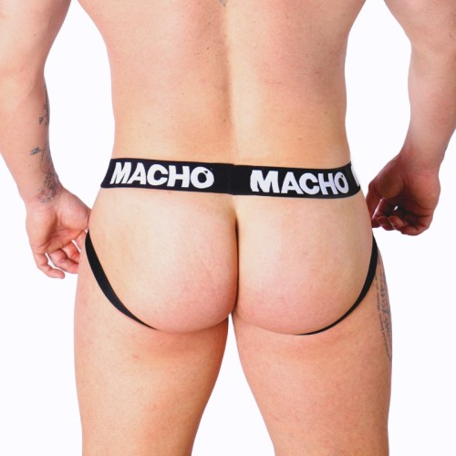 Macho - Mx26x1 Jock Rejilla Blanco L | Comodidad Erótica