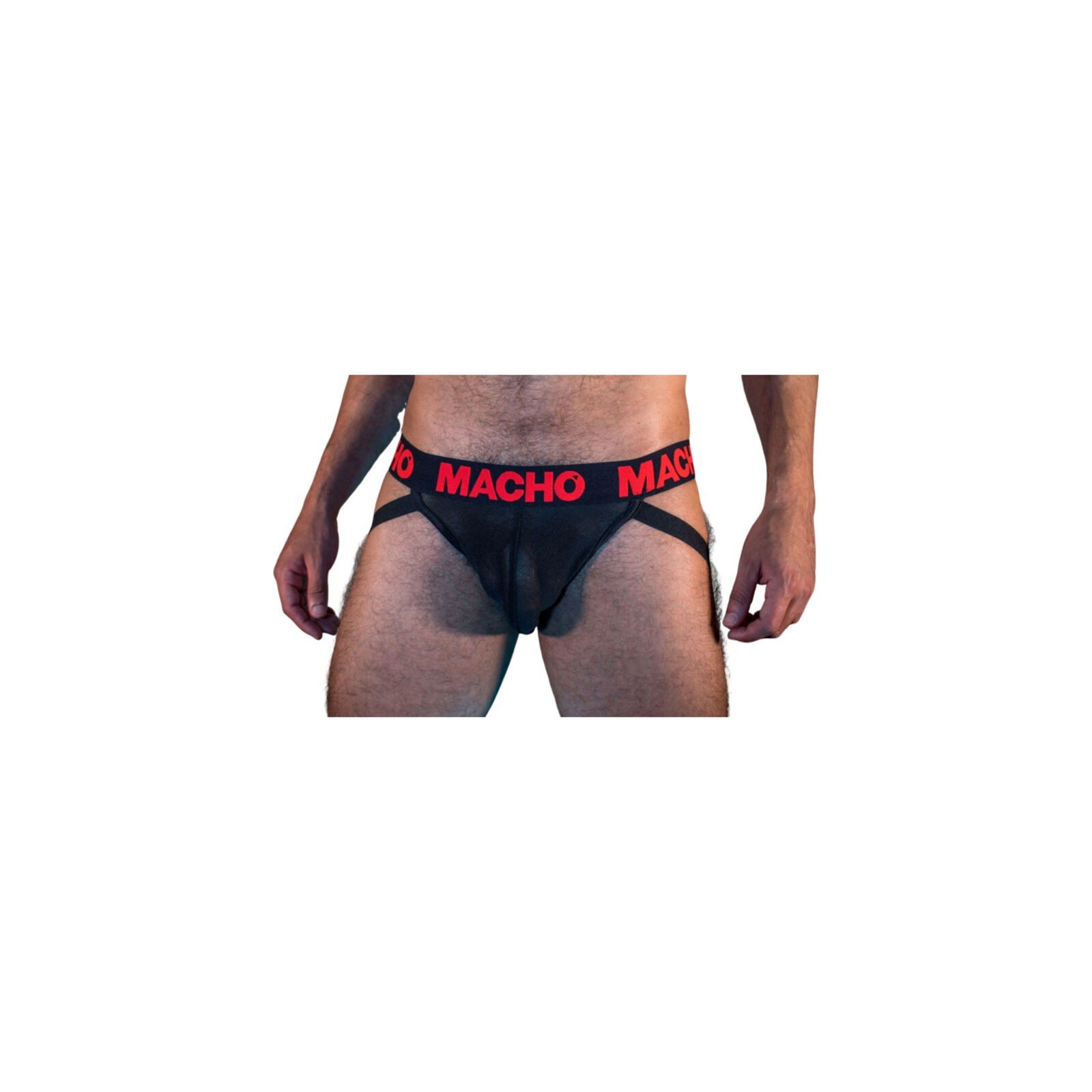 Macho - Mx26x2 Jock Negro/rojo M - Atrevido y Cómodo