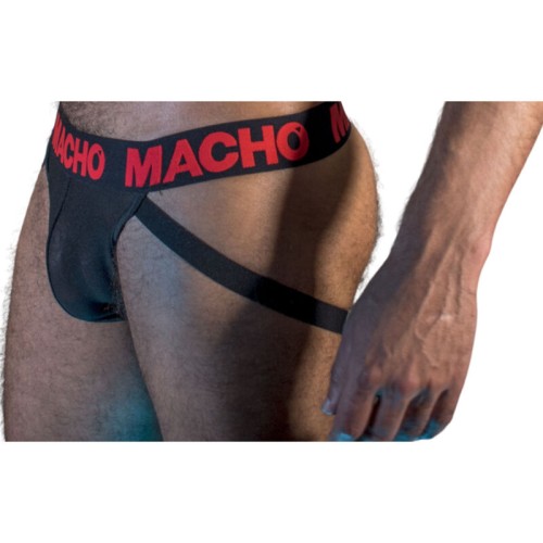 Macho - Mx26x2 Jock Negro/rojo M - Atrevido y Cómodo