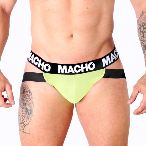 Macho MX28F Yellow Jockstrap XL - Comfortable and Supportive