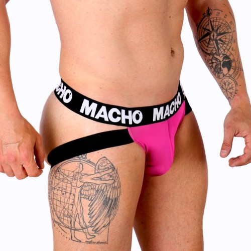 MX28F Neon Pink Jockstrap for Superior Support