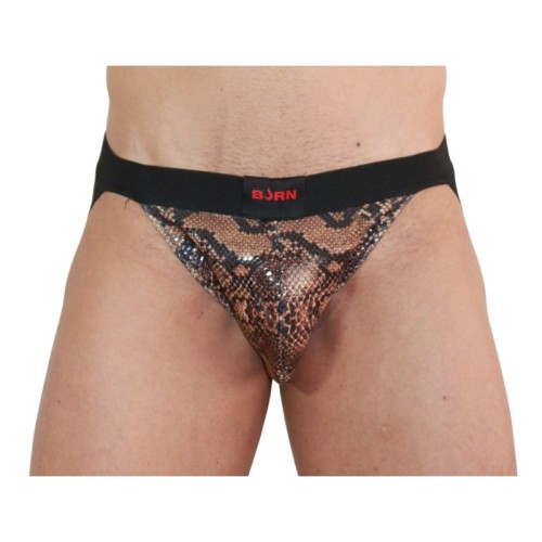 BURN 002 Black Snake Jock for Bold Style