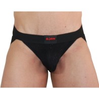 003 Jockstrap Brillante Negro para Hombres Estilosos