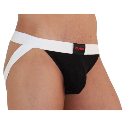 004 Shiny Jock Black White S