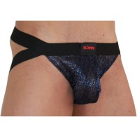 Compra Jockstrap Brillante Azul / Negro S Online