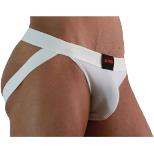 BURN Jock Lycra Blanco M - Estilo Audaz