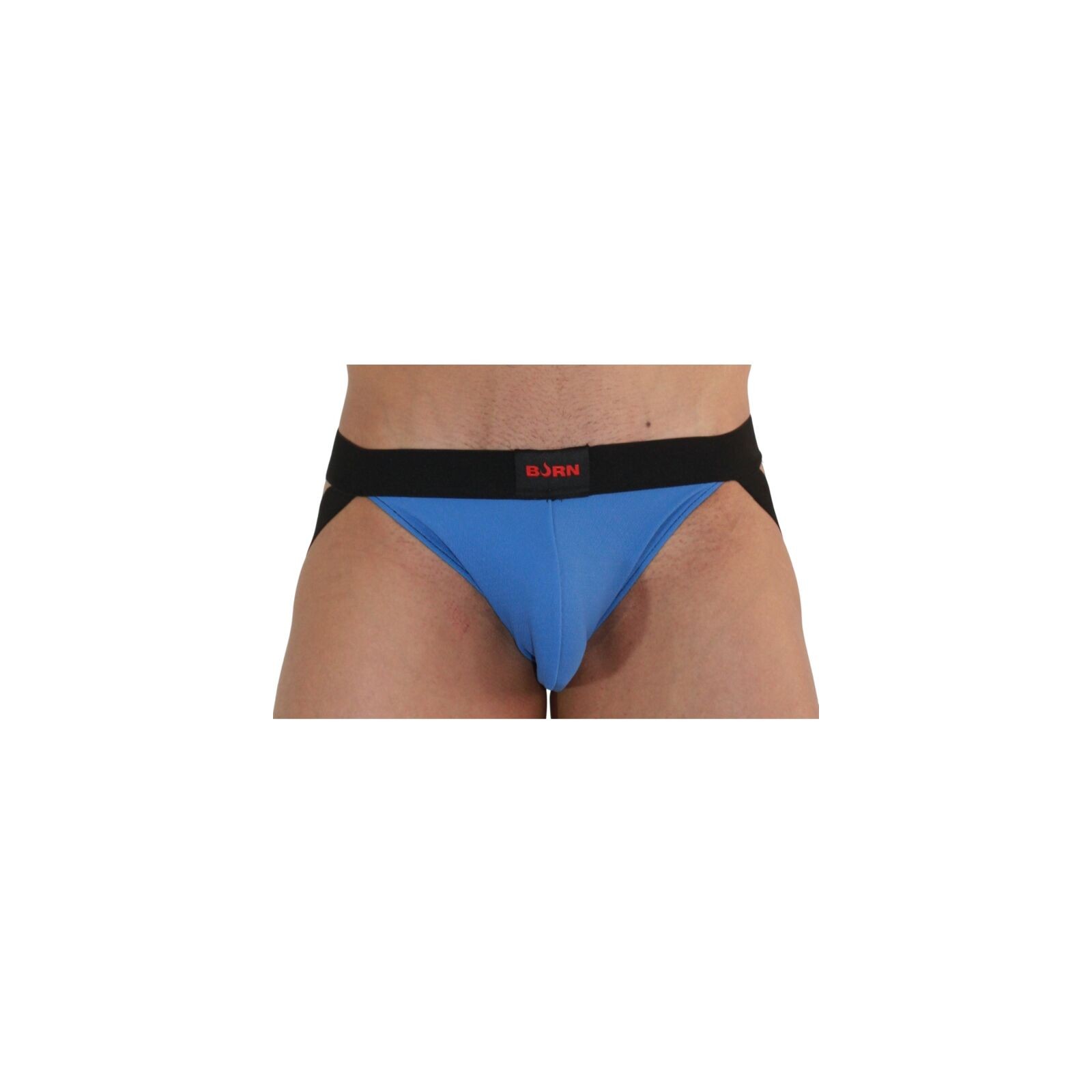 008 Blue/Black Jockstrap for Style and Comfort